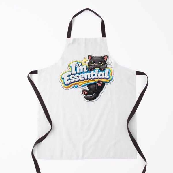 Item preview, Black Cat Holding On I'm Essential 3D designed and sold by MR4me.