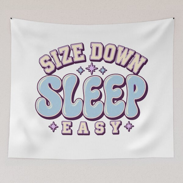 Item preview, Size Down Sleep Easy Trader Quote designed and sold by VolatilityEdge.