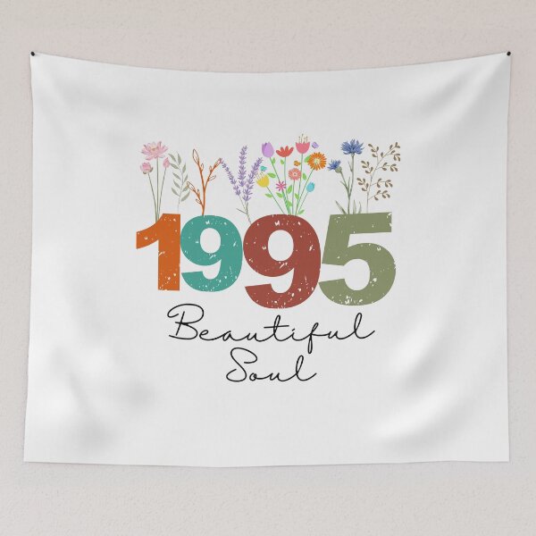 Item preview, Diseño floral de cumpleaños "Alma hermosa" de 1995 designed and sold by FlareCraftStudio.