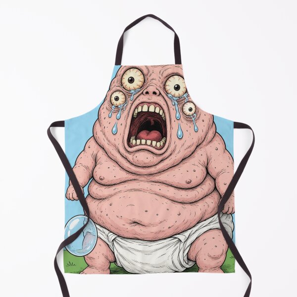 Item preview, Grotesque Crying Baby Monster Horror Cartoon designed and sold by lapart.