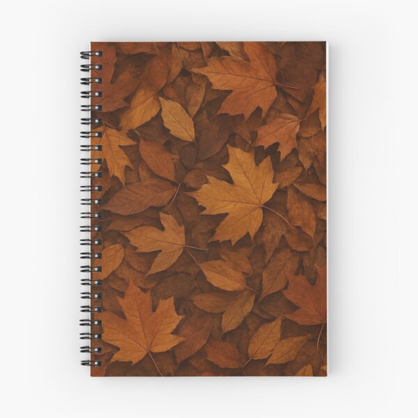 Item preview, Rusty Brown Autumn Maple Leaves Texture — Warm Fall Foliage Pattern designed and sold by LYAN-STORE.