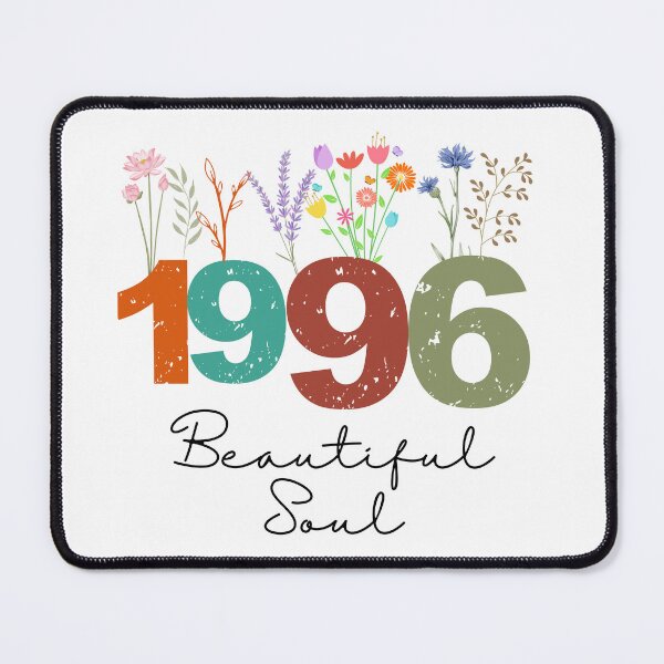 Item preview, 1996 Floral Beautiful Soul Birthday Design designed and sold by FlareCraftStudio.
