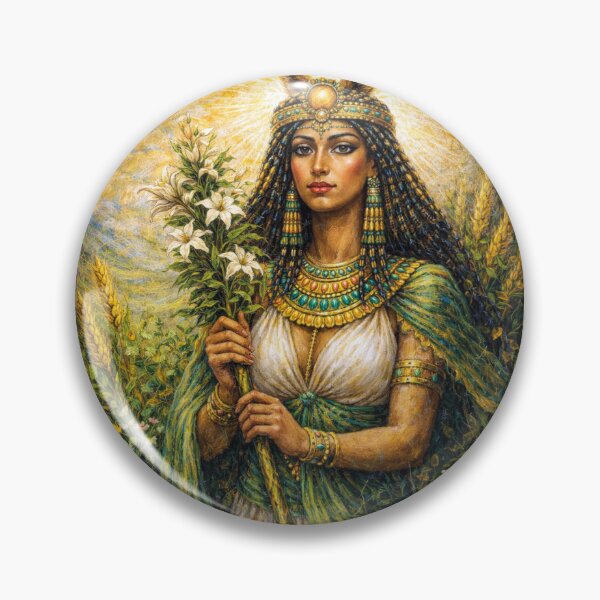 Item preview, Ameretat Painting – Persian Goddess of Immortality designed and sold by GalleryKauffeld.