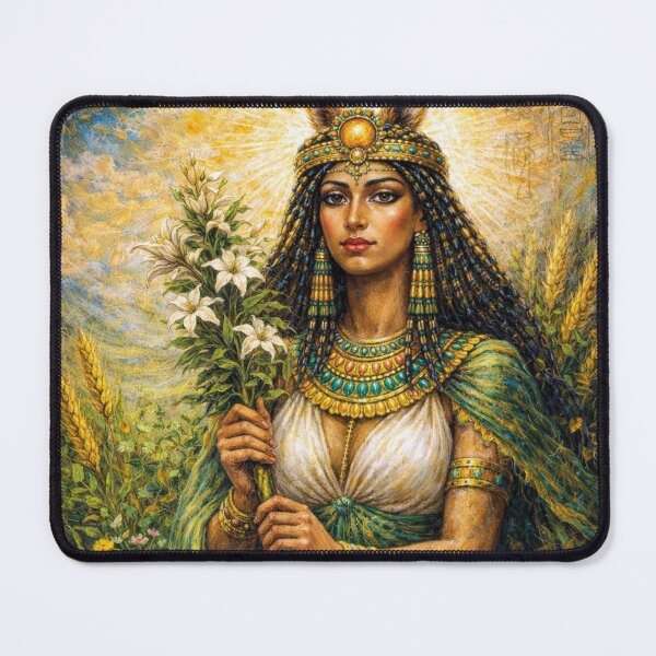Item preview, Ameretat Painting – Persian Goddess of Immortality designed and sold by GalleryKauffeld.