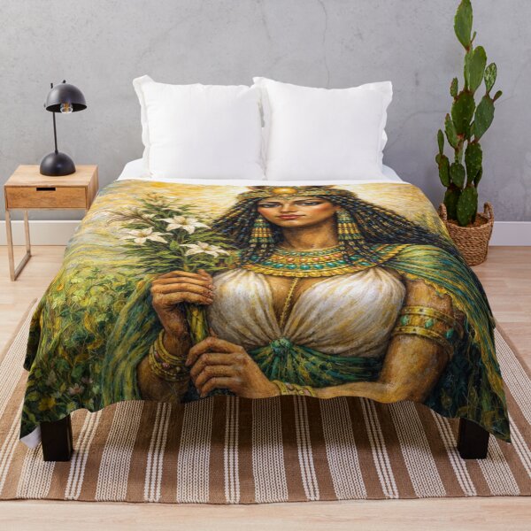 Item preview, Ameretat Painting – Persian Goddess of Immortality designed and sold by GalleryKauffeld.