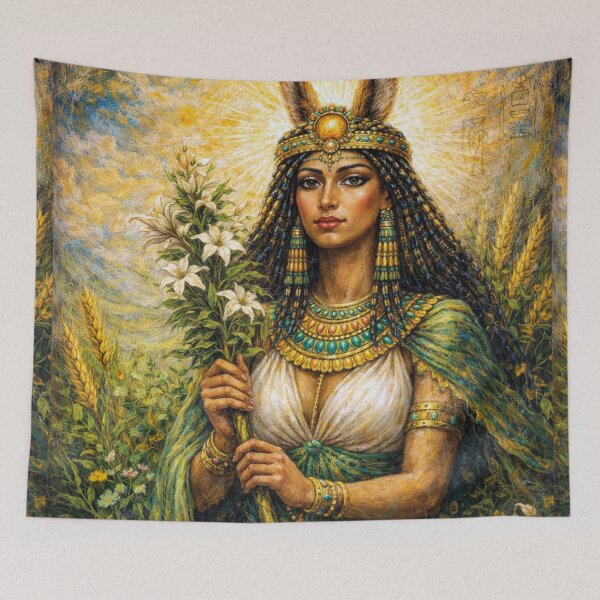 Item preview, Ameretat Painting – Persian Goddess of Immortality designed and sold by GalleryKauffeld.