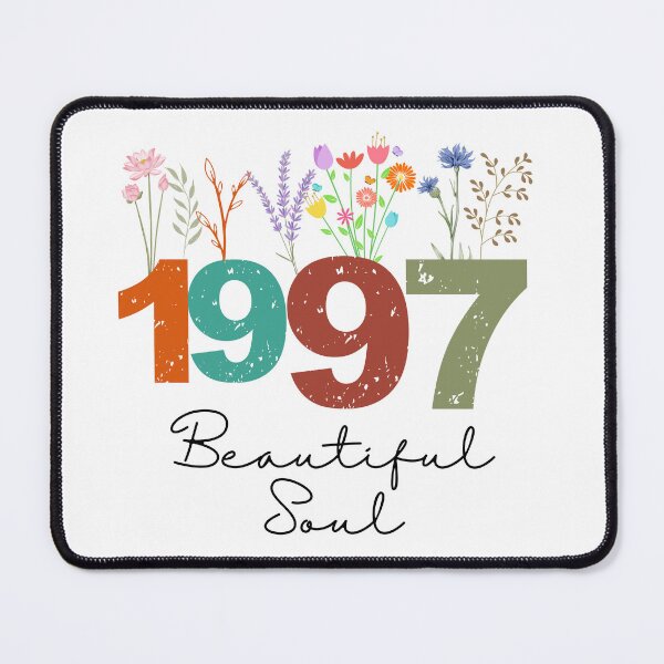 Item preview, 1997 Floral Beautiful Soul Birthday Design designed and sold by FlareCraftStudio.