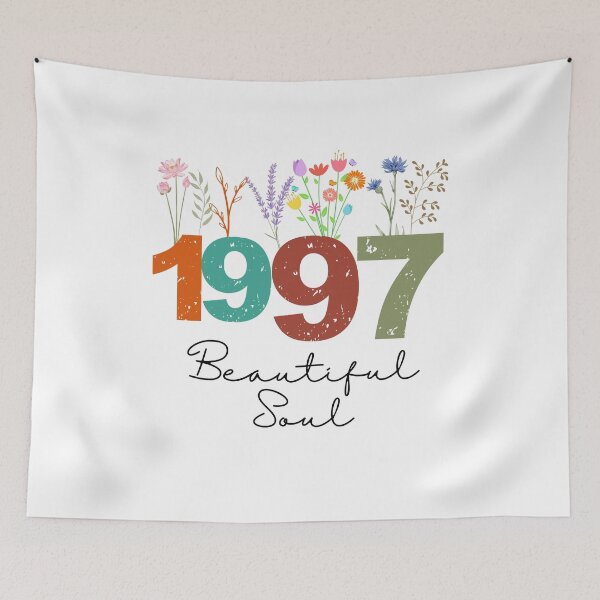 Item preview, 1997 Floral Beautiful Soul Birthday Design designed and sold by FlareCraftStudio.