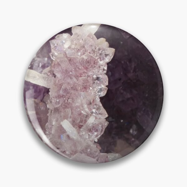 Item preview, Purple Amethyst Crystal Cluster Macro — Raw Geode Gemstone Photography designed and sold by LYAN-STORE.
