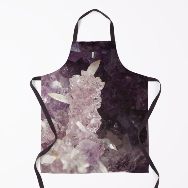 Item preview, Purple Amethyst Crystal Cluster Macro — Raw Geode Gemstone Photography designed and sold by LYAN-STORE.