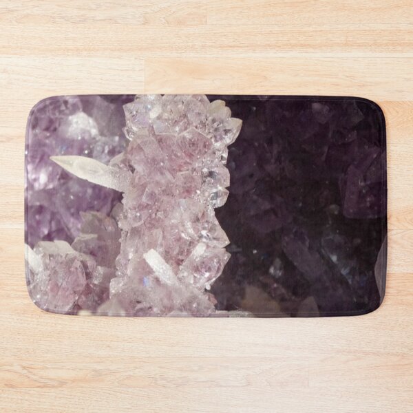 Item preview, Purple Amethyst Crystal Cluster Macro — Raw Geode Gemstone Photography designed and sold by LYAN-STORE.