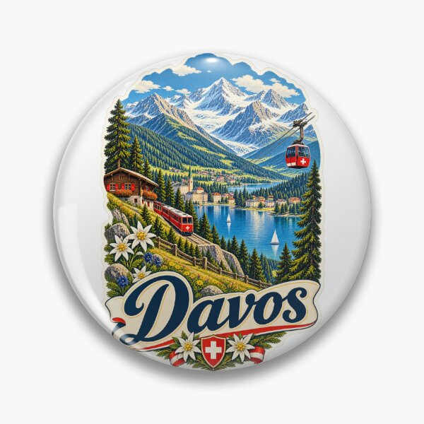 Item preview, Davos, Switzerland, Mountains designed and sold by M4nulas.