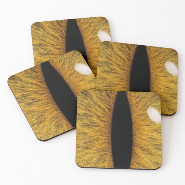 Item preview, Golden Yellow Cat Eye Macro — Wild Feline Iris Photography designed and sold by LYAN-STORE.