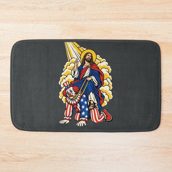 Item preview, Jesus and the Uncle Sam Clown designed and sold by KungPowUnicorn.