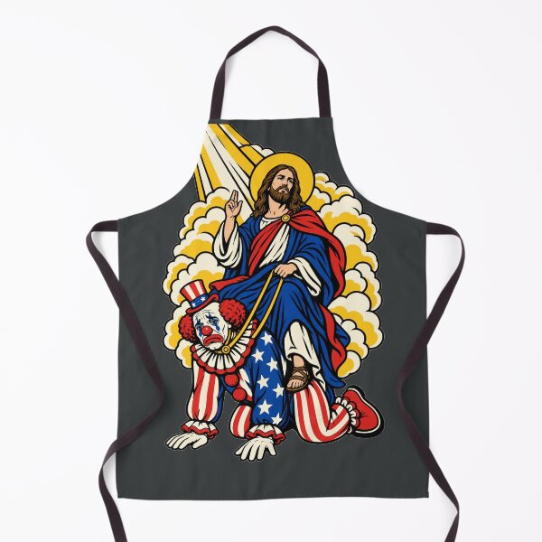 Item preview, Jesus and the Uncle Sam Clown designed and sold by KungPowUnicorn.