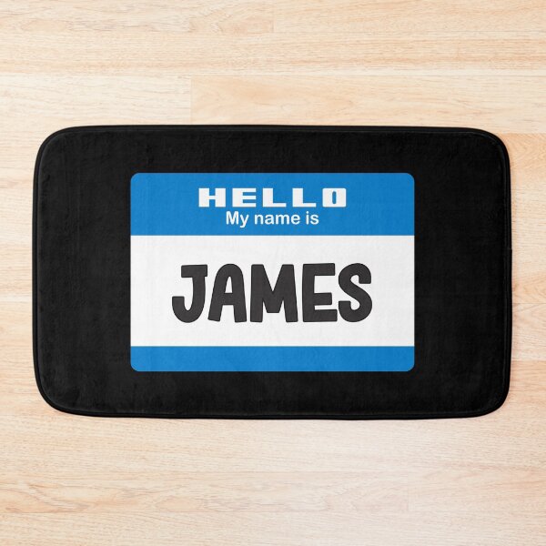 Artikelvorschau, Hallo, mein Name ist James – Namensschild 2.0 entworfen und verkauft von Vector-Artist.