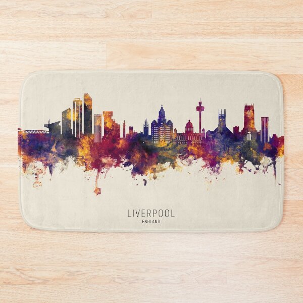 Item preview, Liverpool England Skyline designed and sold by ArtPrints.