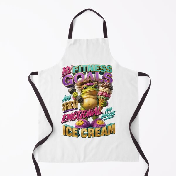 Item preview, My Fitness Goals Are Strictly Emotional And Involve Ice Cream Frog designed and sold by Sovereign Supply Co..
