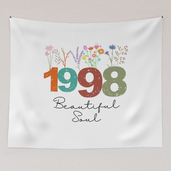 Item preview, 1998 Floral Beautiful Soul Birthday Design designed and sold by FlareCraftStudio.