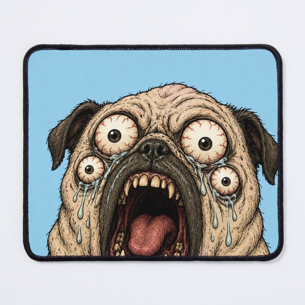 Item preview, Grotesque Crying Dog Monster Horror Cartoon designed and sold by lapart.