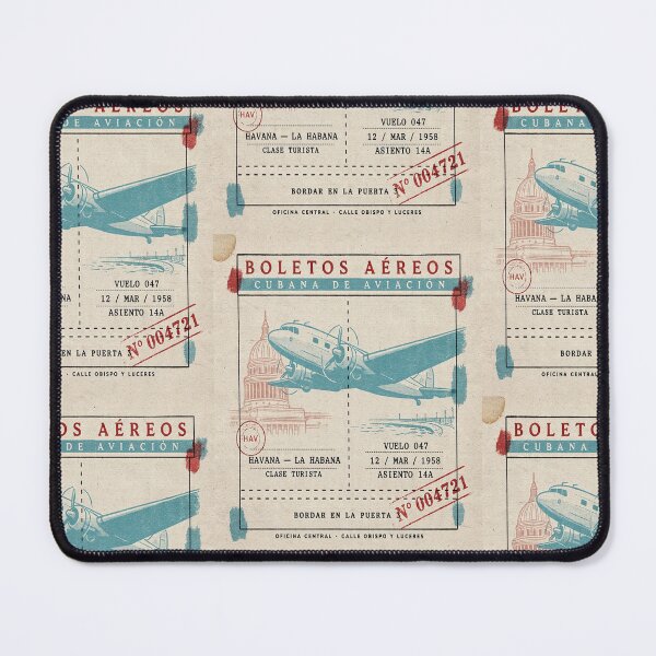 Item preview, Havana Cuba Vintage DC‑3 Mid‑Century Travel Stamp designed and sold by stickercuffs.