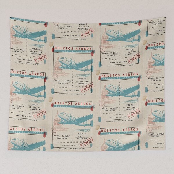 Item preview, Havana Cuba Vintage DC‑3 Mid‑Century Travel Stamp designed and sold by stickercuffs.