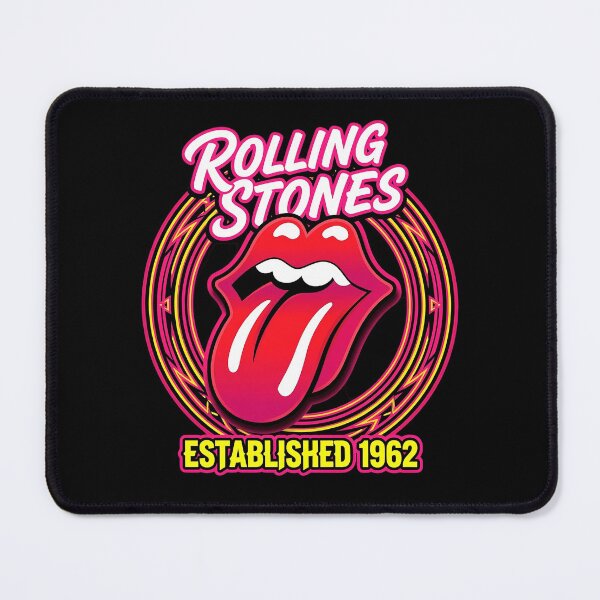 Item preview, Rolling Stones Established 1962 Neon Circle designed and sold by ShelleySkinn.
