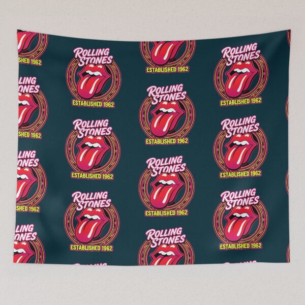 Item preview, Rolling Stones Established 1962 Neon Circle designed and sold by ShelleySkinn.
