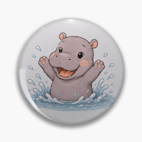 Item preview, Splash Day Hippo designed and sold by MellowMunchkins.