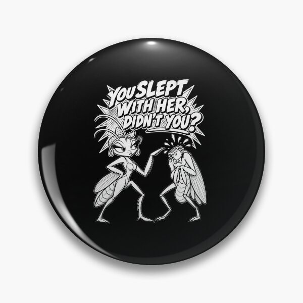 Item preview, Funny You Slept With Her Didn't You? Mantis Pun Insect Jealousy Comic Art designed and sold by elderberry.