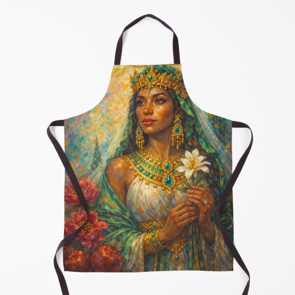 Item preview, Ameretat Painting – Zoroastrianism and the Goddess of Immortality designed and sold by GalleryKauffeld.