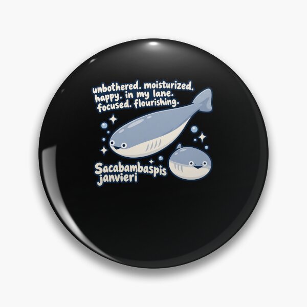 Item preview, Funny Unbothered Moisturized Sacabambaspis Janvieri Meme Art designed and sold by elderberry.