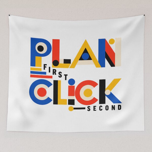 Item preview, Plan First Click Second Trading Design designed and sold by VolatilityEdge.