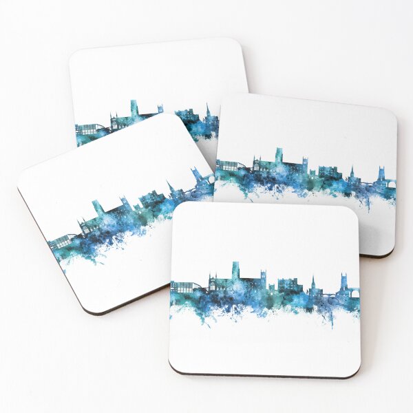 Item preview, Durham England Skyline Cityscape designed and sold by ArtPrints.