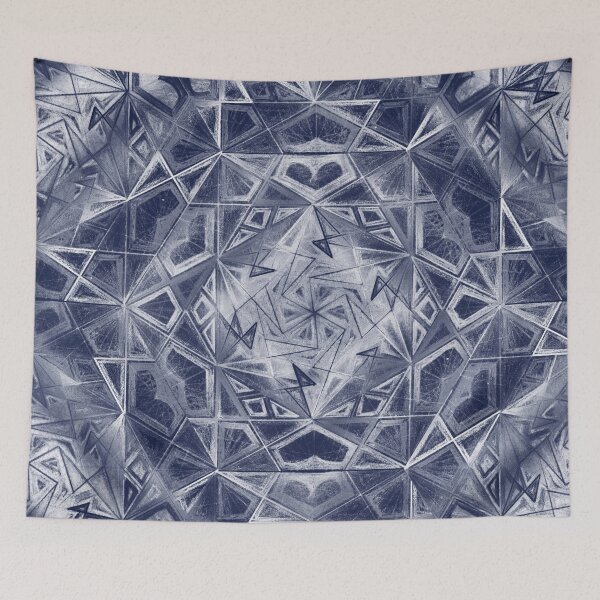 Item preview, Dark Blue Fractal World  designed and sold by Cveti Dinkova.
