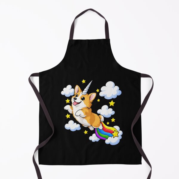 Item preview, Rainbow Corgi Unicorn Adventure designed and sold by elderberry.