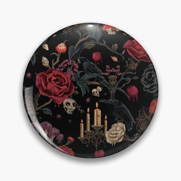 Item preview, Dark Roses Pattern designed and sold by DuliDoodles.