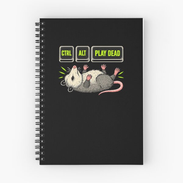 Item preview, Funny Dead Pretending Opossum Keyboard Joke Art designed and sold by elderberry.