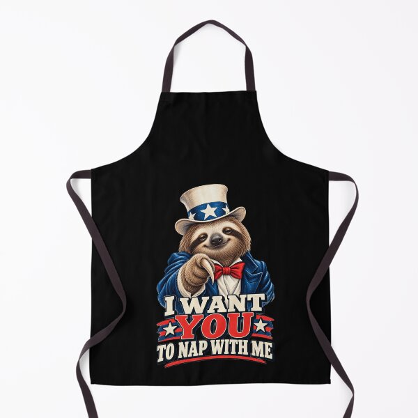 Item preview, Funny I Want You To Nap Patriotic Sloth Art designed and sold by elderberry.