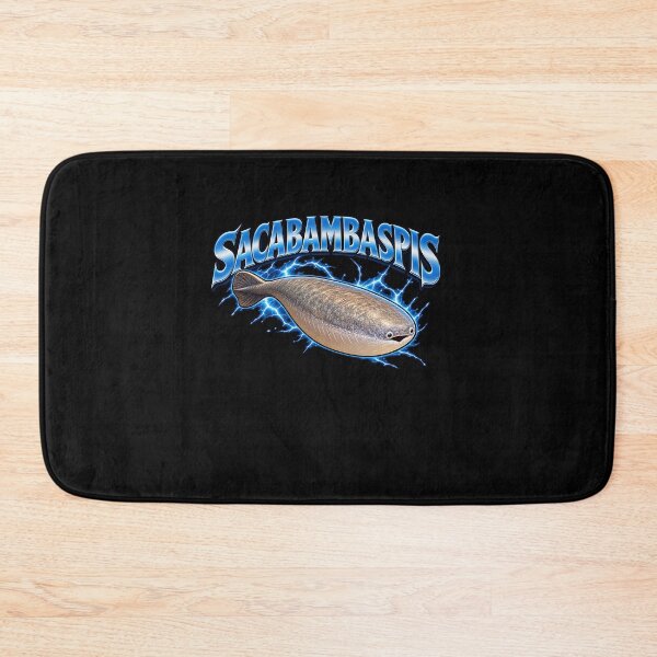 Item preview, Funny Sacabambaspis Meme Prehistoric Fish Lightning Mascot Art designed and sold by elderberry.