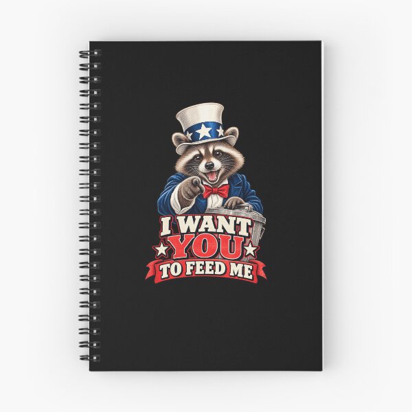 Item preview, Raccoon Recruitment Poster Says I Want You To Feed Me designed and sold by elderberry.