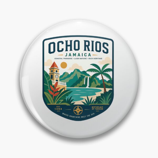 Item preview, Ocho Ríos, Jamaica: Paraíso costero, naturaleza exuberante, rico patrimonio, ideal para viajes, vacaciones y como recuerdo. designed and sold by Simsimah26Parks.