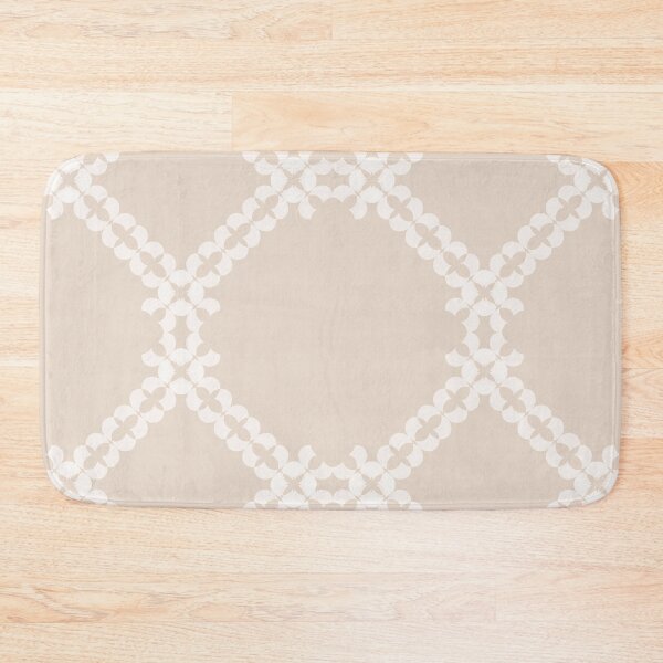 Item preview, Large Argyle Trellis Pattern in Warm Neutral Beige designed and sold by NATHA PALETTE.