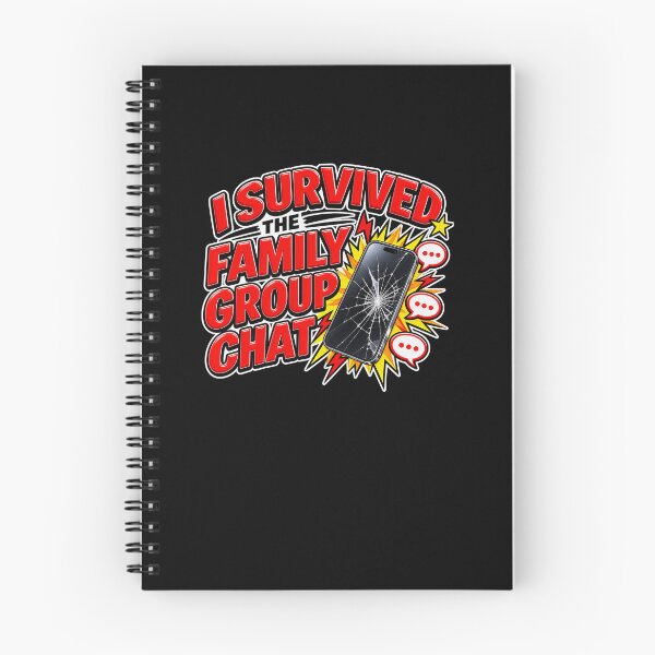 Item preview, Funny Survived the Group Family Chat Comic Humor Art designed and sold by elderberry.