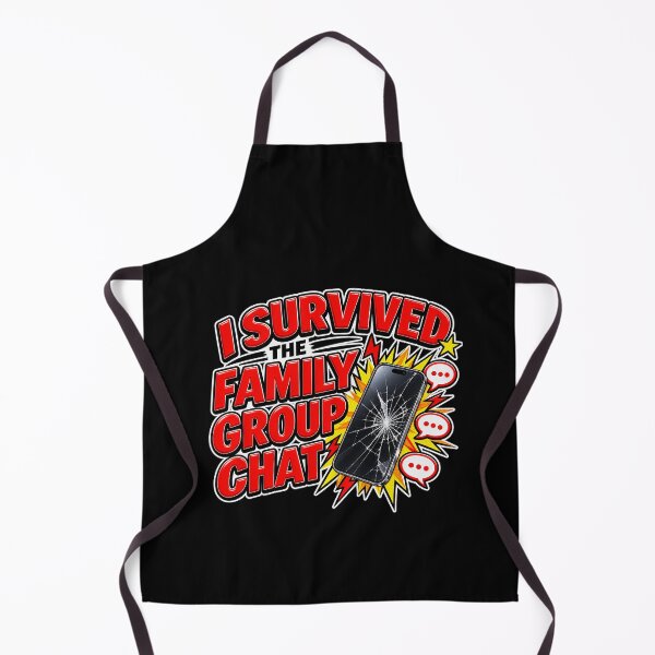 Item preview, Funny Survived the Group Family Chat Comic Humor Art designed and sold by elderberry.