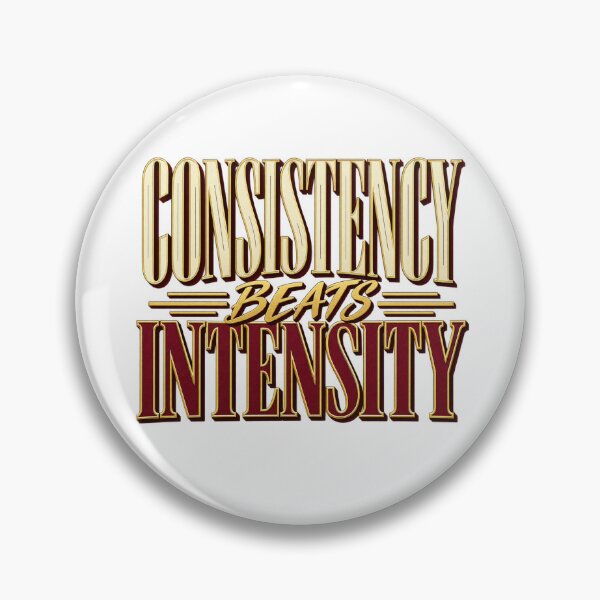 Item preview, Consistency Beats Intensity Trader Quote designed and sold by VolatilityEdge.