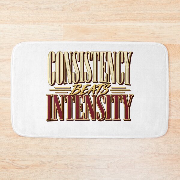 Item preview, Consistency Beats Intensity Trader Quote designed and sold by VolatilityEdge.