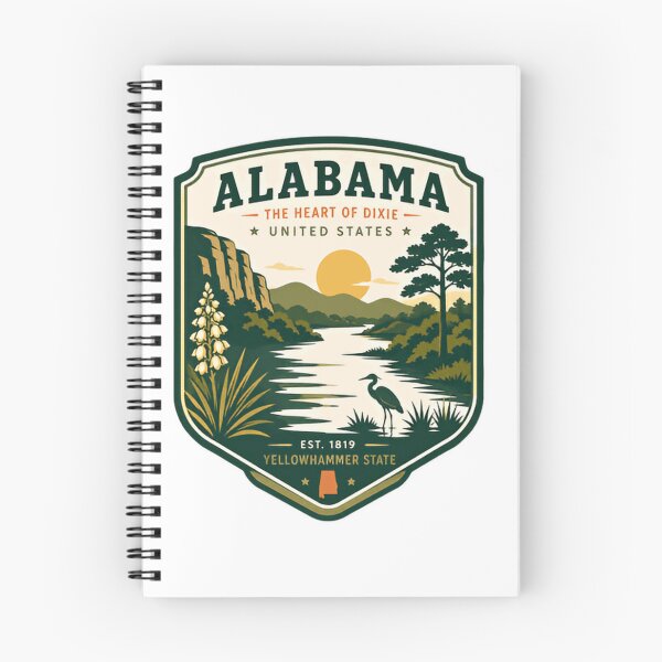 Item preview, Alabama The Heart Of Dixie United States Est. 1819 Yellowhammer State Pride Native Resident Travel designed and sold by Simsimah26Parks.