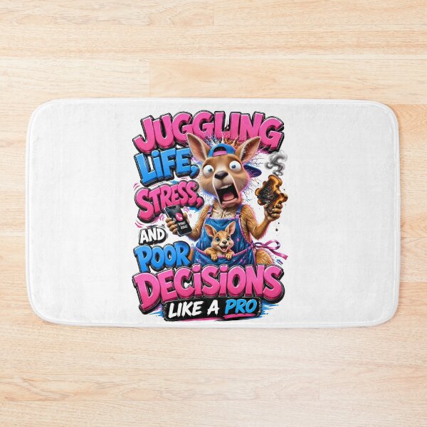 Item preview, Juggling Life Stress And Poor Decisions Like A Pro Kangaroo designed and sold by Sovereign Supply Co..