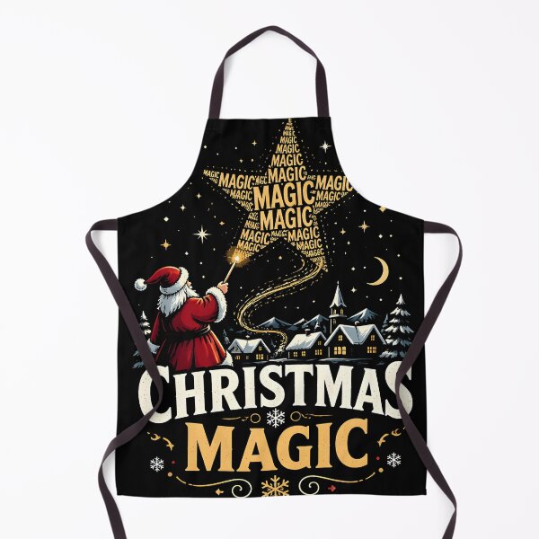 Item preview, Christmas Magic Creative Quote Shape Christmas Design designed and sold by OliviaHayesArt.